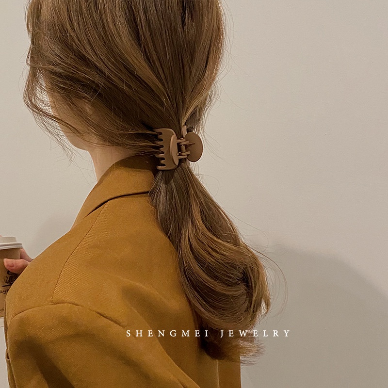 Kẹp Tóc Acrylic Thời Trang Hàn Quốc Đơn Giản Dành Cho Nữ