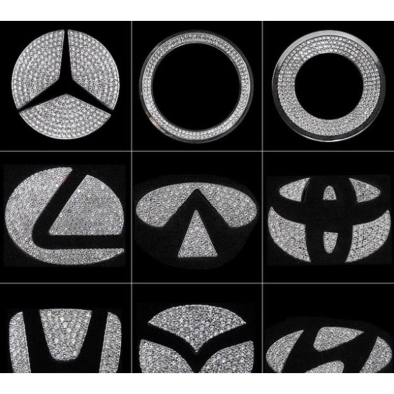 LOGO Đính đá các dòng xe ô tô  : Hyundai , Madaz, Toyota , Honda ...