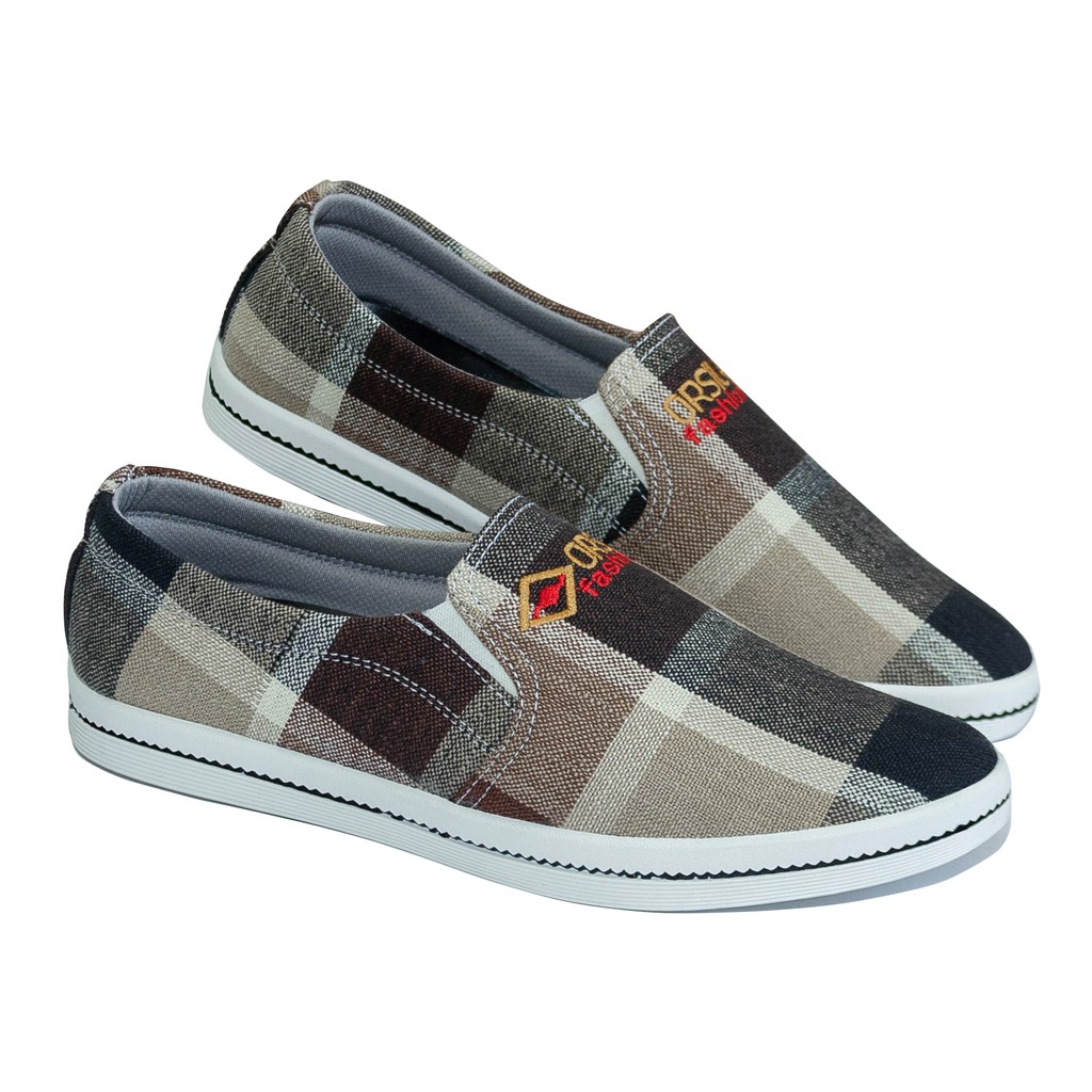 Giày lười, Giày mọi vải nam sang trọng Mã L12 | BigBuy360 - bigbuy360.vn