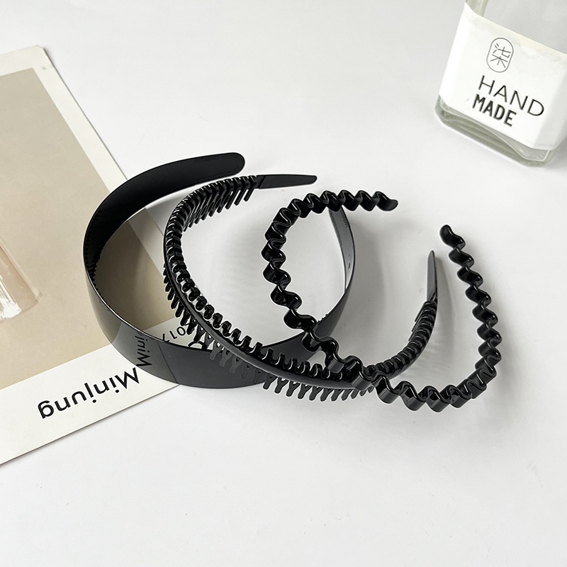 Set 3 Băng Đô Đen Thời Trang Cho Nam