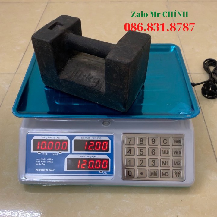 [ TIẾNG VIỆT ] Cân Điện Tử Tính Tiền NHẬT BẢN 40Kg - Phím Bọc Thép - Bảo Hành 2 NĂM [ GỌI LÀ CÓ ] [ SẴN HÀNG ]