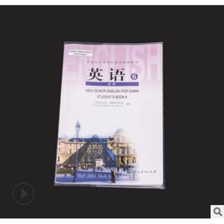 Set 10 bọc sách plastic cao cấp
