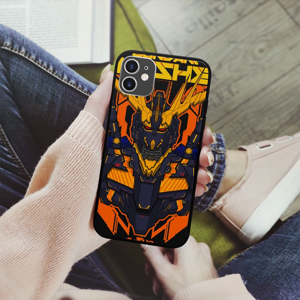 Ốp Manga robot Gundam Banshee màu sắc cho Iphone 6 7 8 Plus 11 12 13 mini Pro Max X Xr  và SAMSUNG  MANGA00290