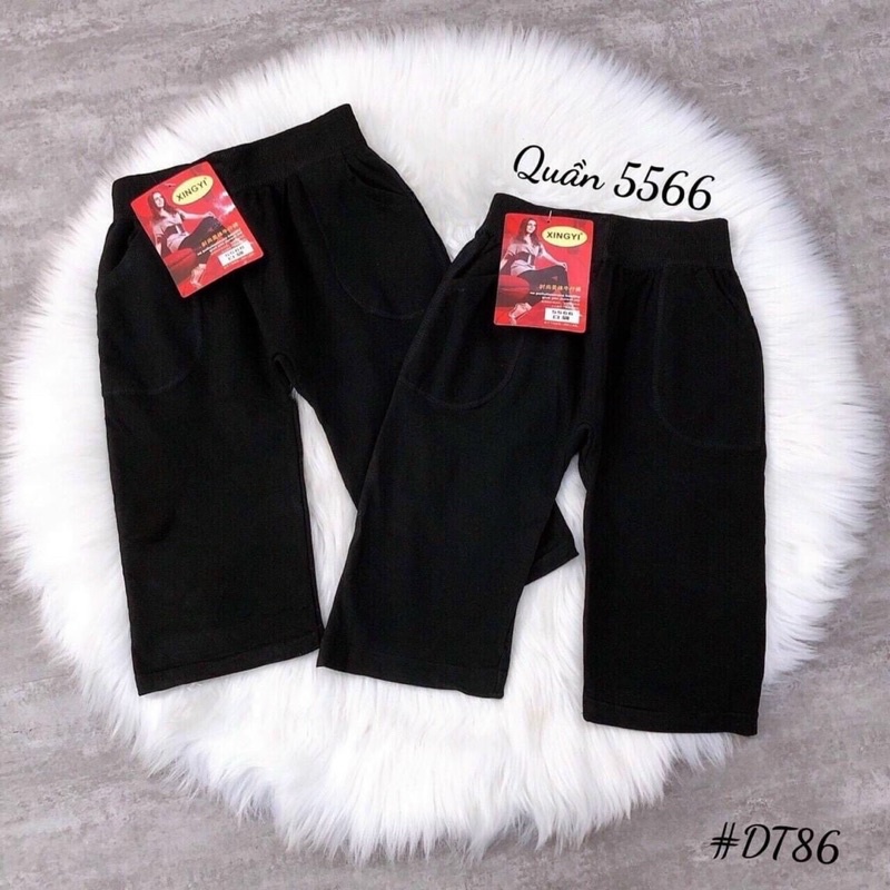 Quần legging lửng thái, Quần legging ngố đùi thái cạp chun siêu mịn dày dặn co dãn