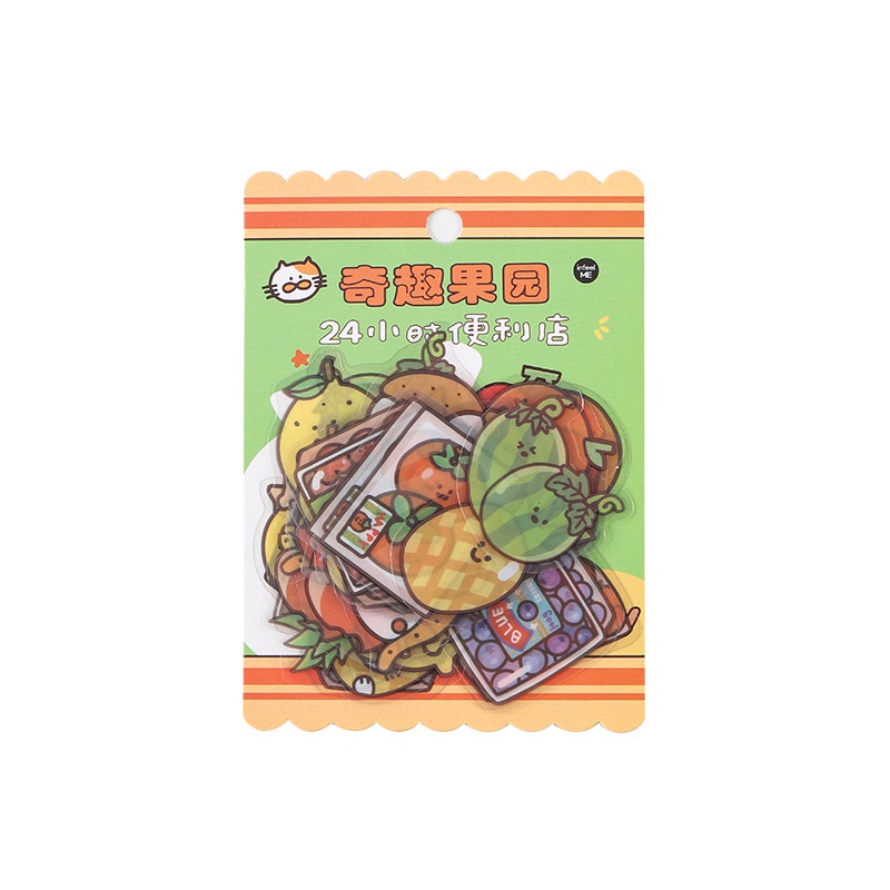Gói 40 Miếng Dán Chất Liệu Pet Họa Tiết Hoạt Hình Xinh Xắn Dùng Để Trang Trí Nhật Ký / Điện Thoại