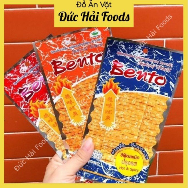 Mực Bento Gói 6g Snack Mực Bento Thái Lan Đủ 3 Vị