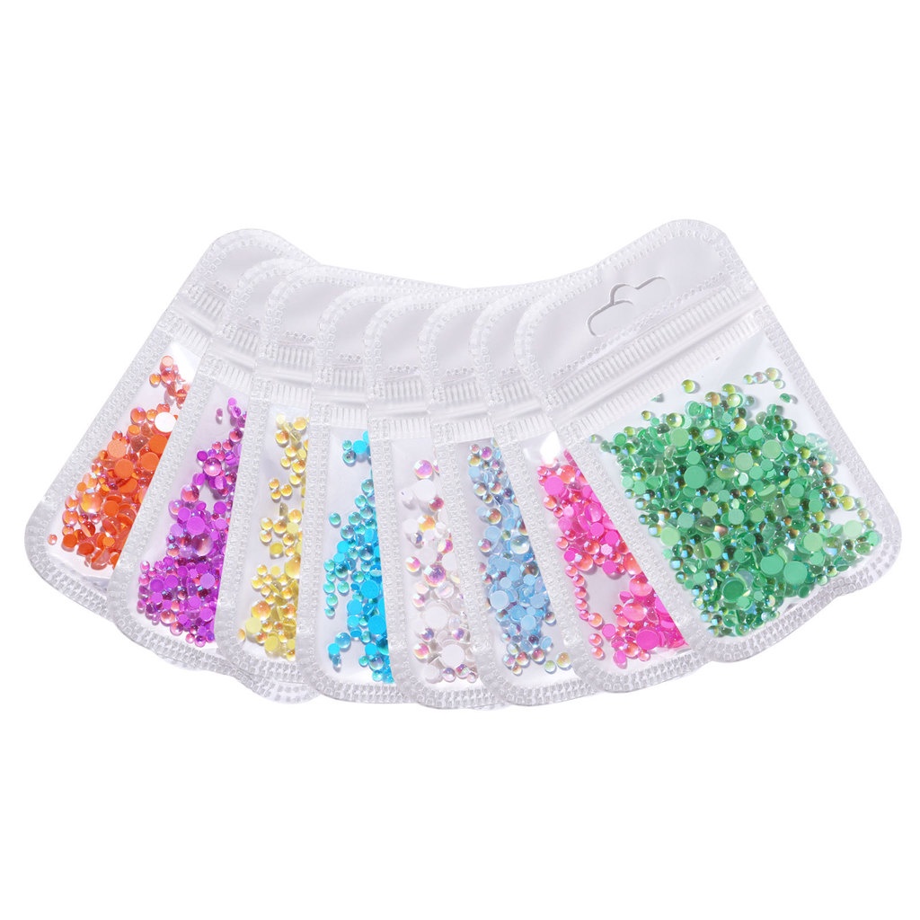 Set 300 Hạt Ngọc Trai Giả Trong Suốt Đính Móng Nghệ Thuật