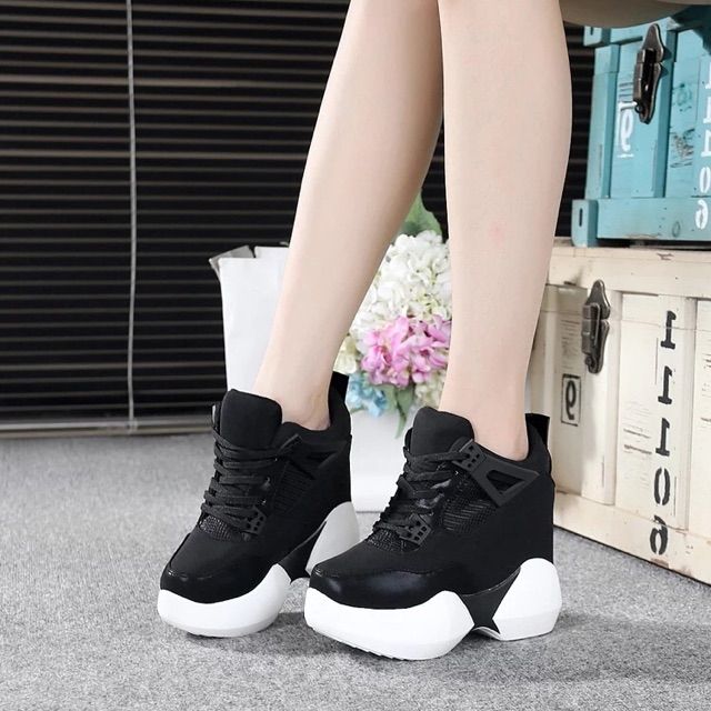 (Hàng order 15 ngày ) giày nữ thể thao đế độn 12 cm