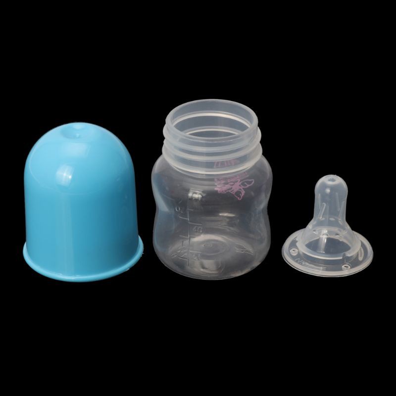 INN Lovely Baby Mini Portable Feeding BPA Free Safe Newborn Kids Nursing Care Feeder Fruit Juice Milk Bottles 60ML