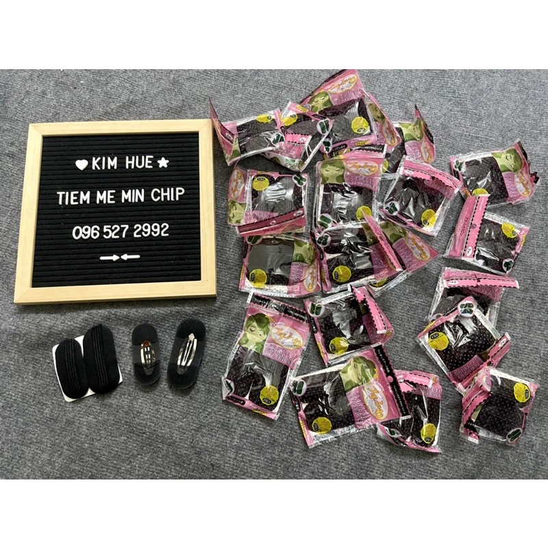Set 2 kẹp tạo kiểu tóc độn phồng mái tóc