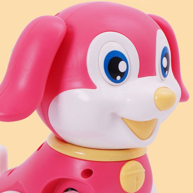 [TẶNG PIN] Đồ chơi Chó Robot Thông Minh chạy pin biết đi, biết sủa, có nhạc, có đèn