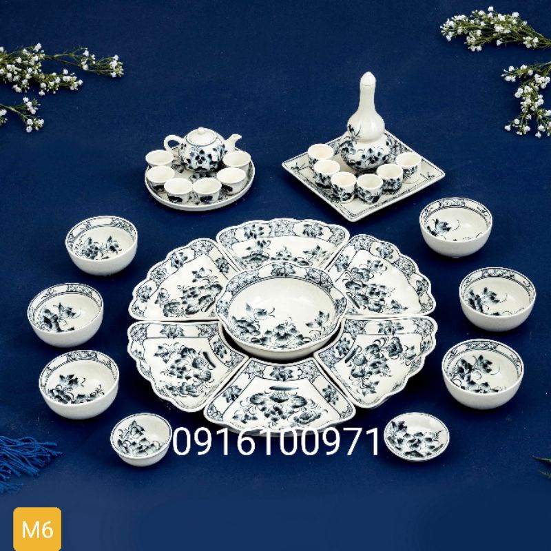 Combo bộ bát đĩa hoa mặt trời