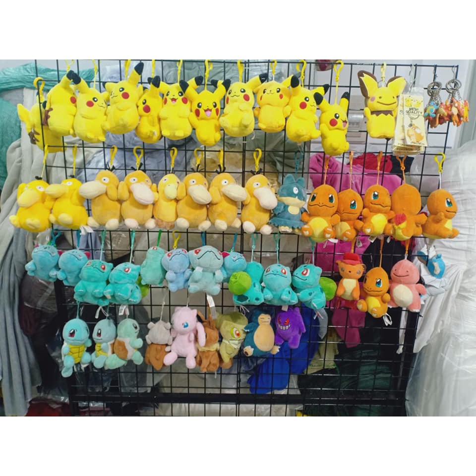 MÓC KHÓA GẤU BÔNG POKEMON (MẪU NGẪU NHIÊN)