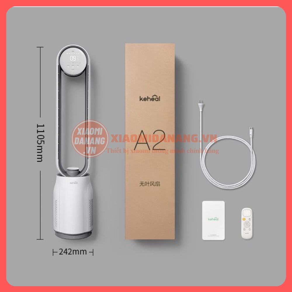 Quạt không cánh Xiaomi Keheal A2 / Keheal A3 Lọc Không Khí, 12 Cấp độ Gió