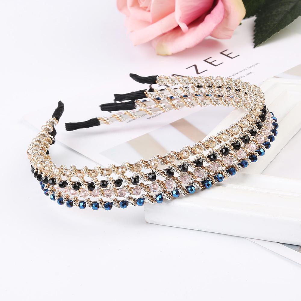 SUSANS Băng Đô Cài Tóc Đính Pha Lê Mới