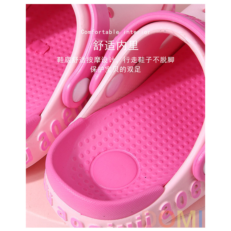 Dép crocs chống trượt thiết kế dễ thương thời trang dành cho trẻ em