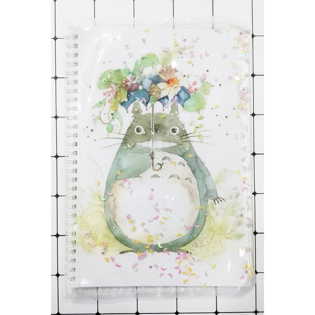 Sổ lò xo kim tuyến totoro SLK11 60 trang 17x25cm