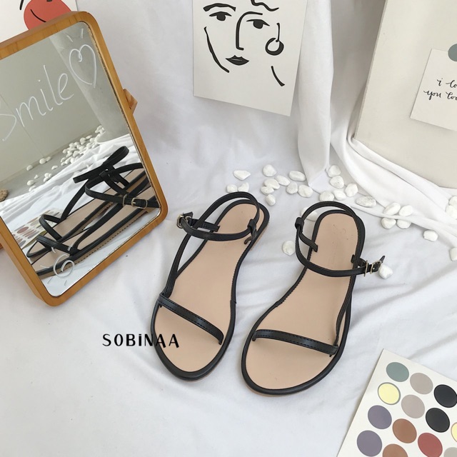 [Mã FATHANG5 giảm 10K đơn 50K] Sandal mảnh siêu cutee luôn ạ