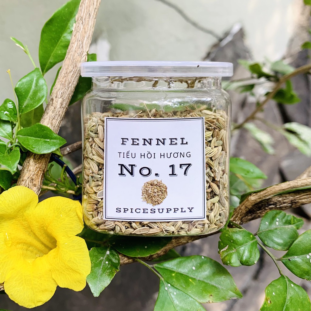 Fennel seed - hạt Tiểu hồi hương Hũ 120ml