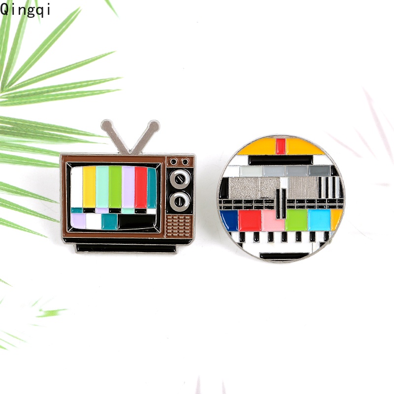 Ghim cài áo MISS ZOE/cổ áo/áo khoác denim tráng men hình TV cổ hoạt hình ngộ nghĩnh cho bạn bè