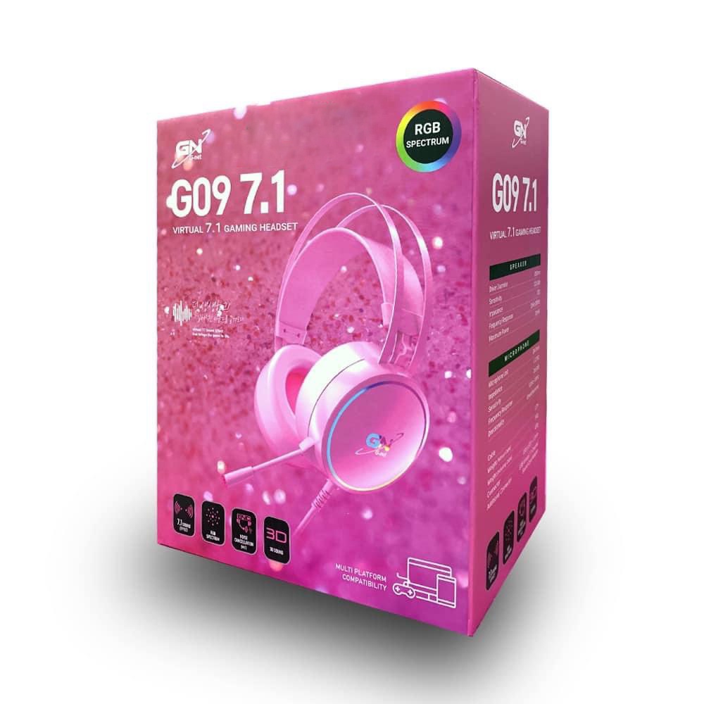 Tai Nghe Gaming G-Net LED RGB 7.1 - Tai Nghe Chụp Tai Có Micro LED Dùng Cho Laptop Và Máy Tính