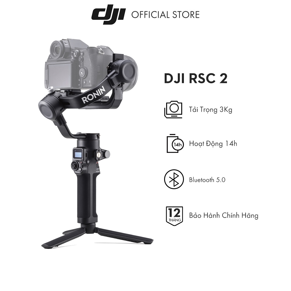 [Mã LTP200 giảm 200K đơn 699K] DJI Ronin RSC 2 Gimbal Chống Rung Máy Ảnh - Hàng chính hãng | BigBuy360 - bigbuy360.vn