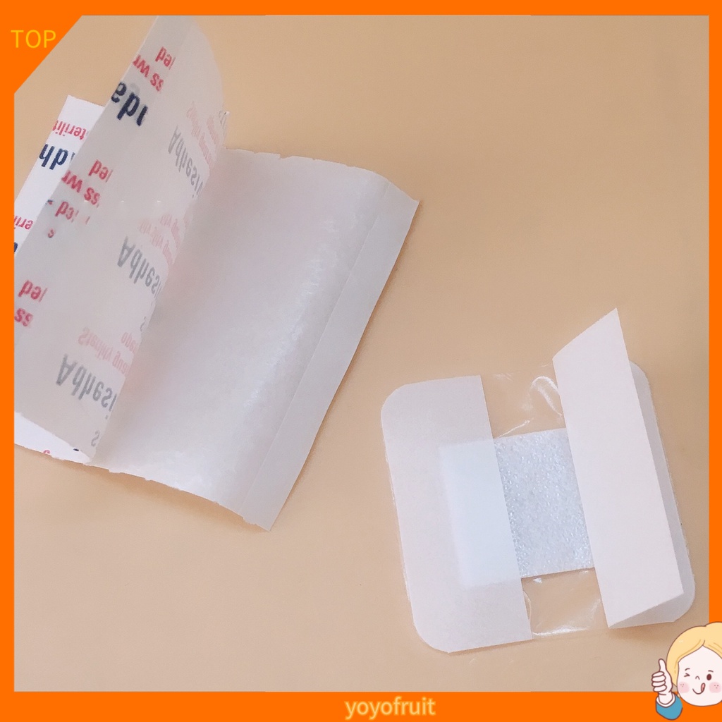 Bộ 50 Băng Dán Y Tế Siêu Mỏng Chống Thấm Nước Không Gây Dị Ứng Cho Người Lớn