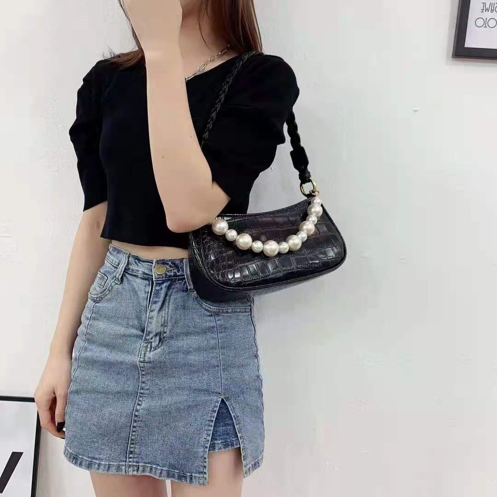 Túi Kẹp Nách Đeo Chéo Đeo Vai Quai Xoắn Đi Chơi Siêu Đẹp Bảo Hành 12 Tháng