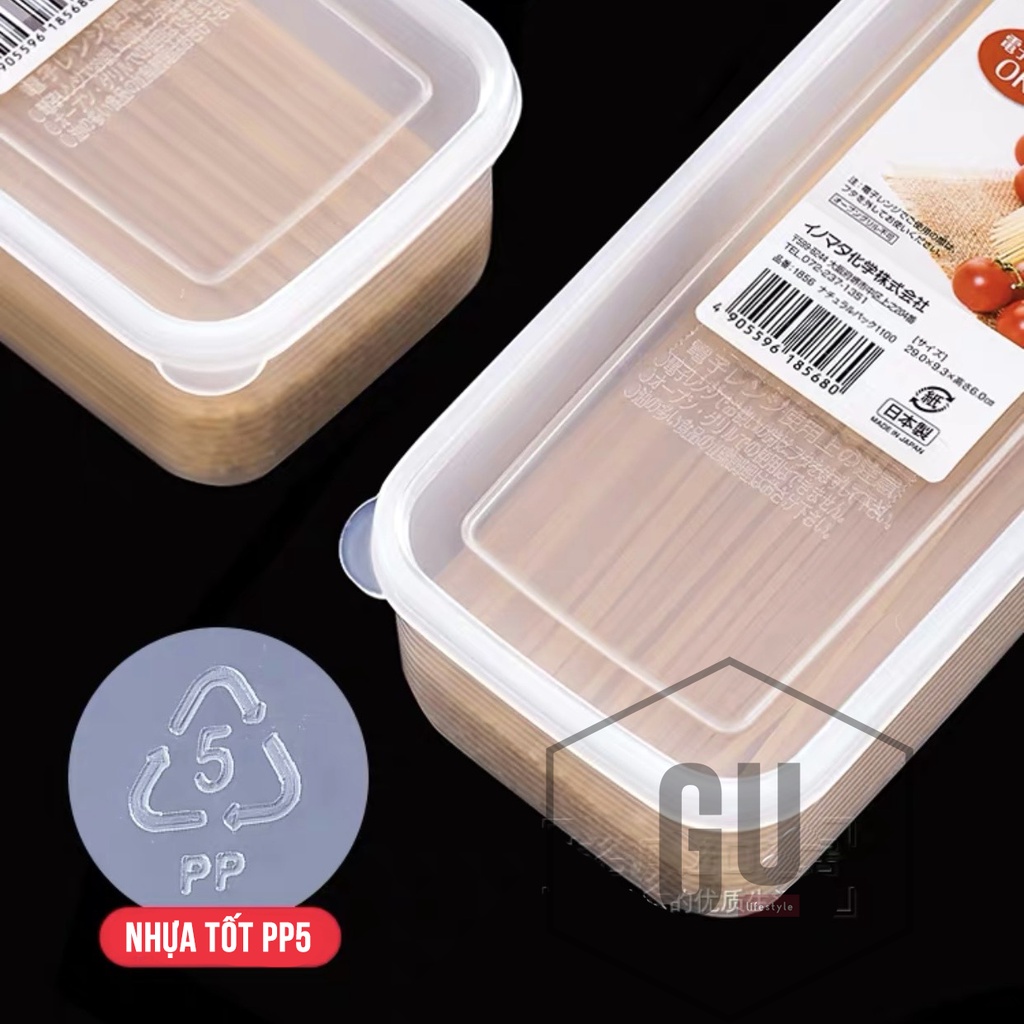 Hộp Đựng Mì Ý, bảo quản thực phẩm tủ lạnh, đựng rau củ, trữ đông