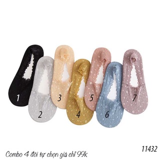 Combo 4 đôi tất thuyền