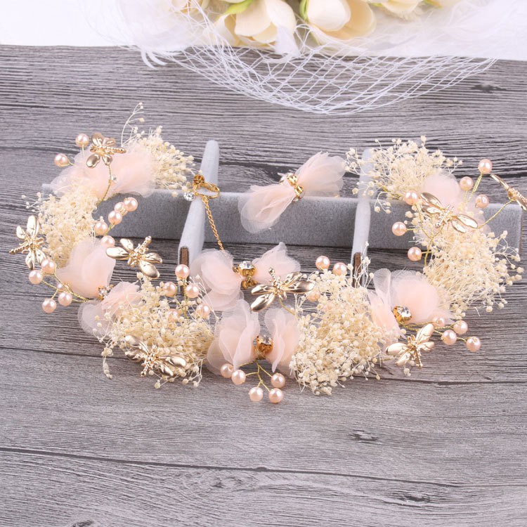 Combo Cài Tóc Hoa Đính Kèm Nơ CỰC XINH MS: CA22 - Hưng Long PC