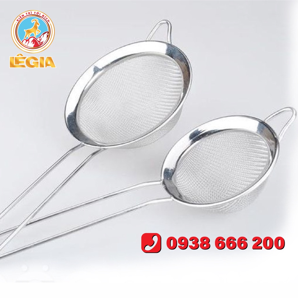 Vợt Rây lọc hạt chanh - Rây lọc trà - Rây lọc bột chất liệu Inox - Dụng cụ pha chế