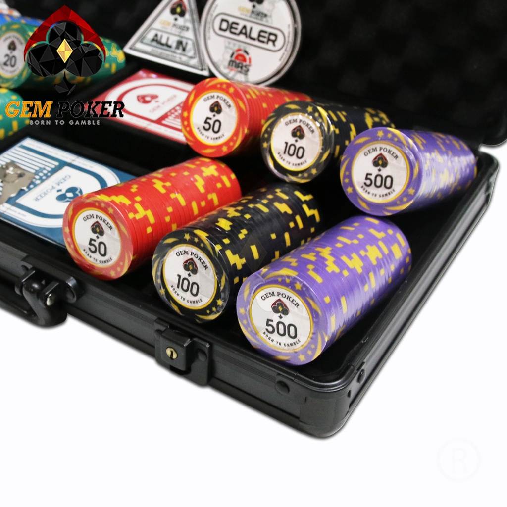 VALI 300 CHIP PHỈNH POKER CLAY "KINGSTAR®" CAO CẤP