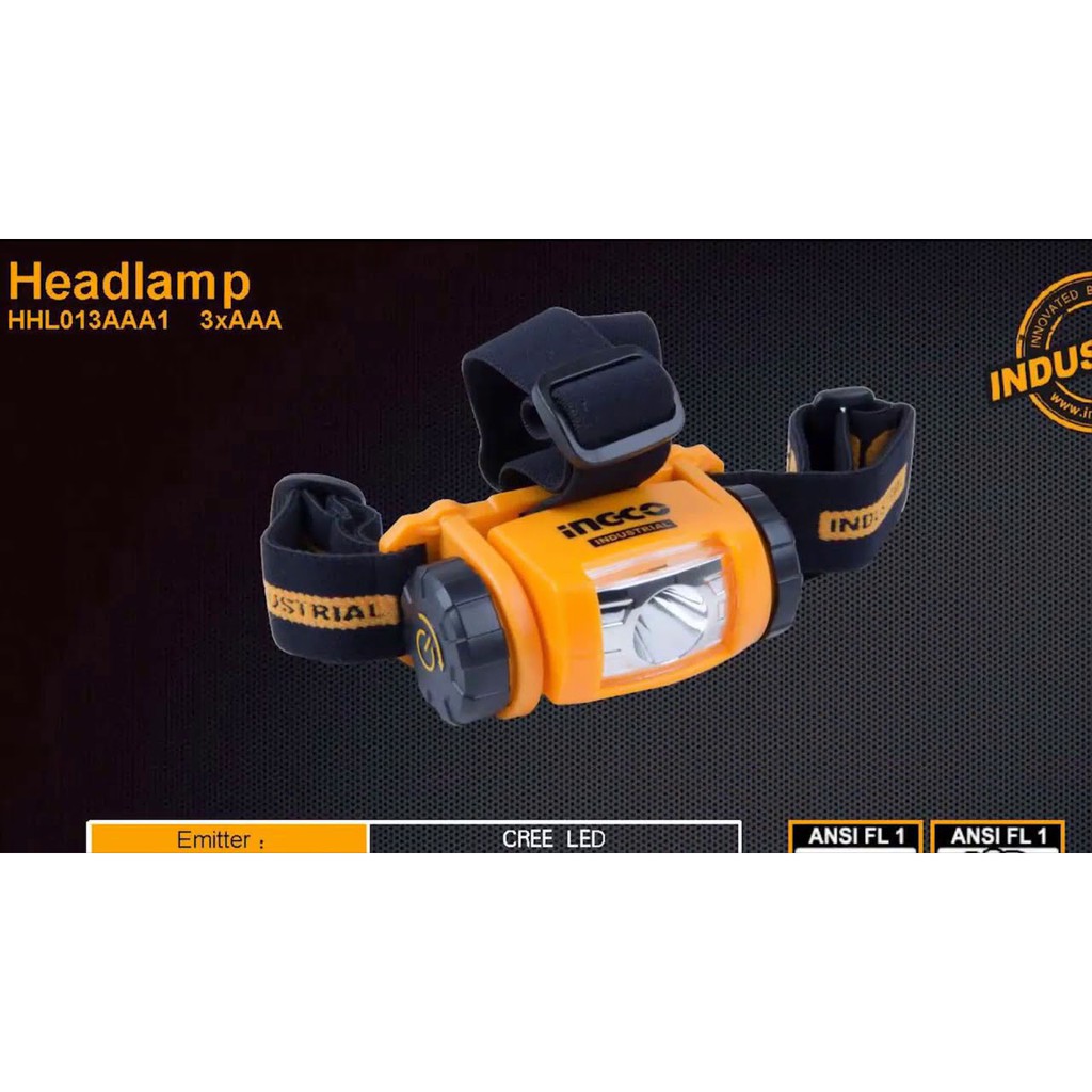 Đèn pha đội đầu HHL013AAA2 INGCO
