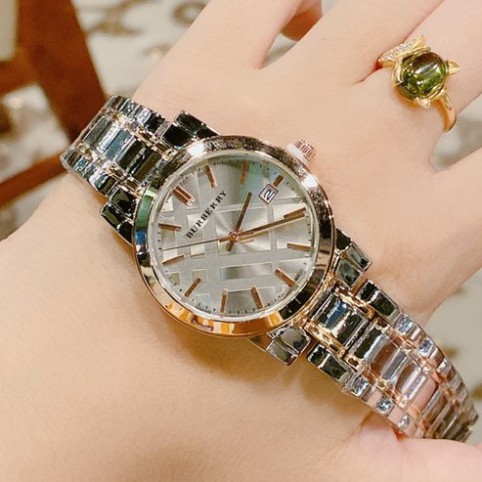 Đồng hồ nữ burberry dây kim loại không gỉ, hàng full box, thẻ bảo hành 12 tháng - Dongho.burberry | BigBuy360 - bigbuy360.vn
