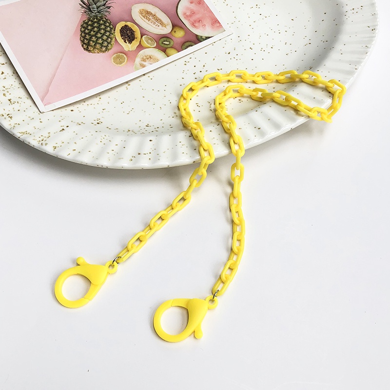 Dây Đeo Kính Chống Thất Lạc Bằng Acrylic Màu Kẹo Thời Trang Hàn Quốc Cho Nữ