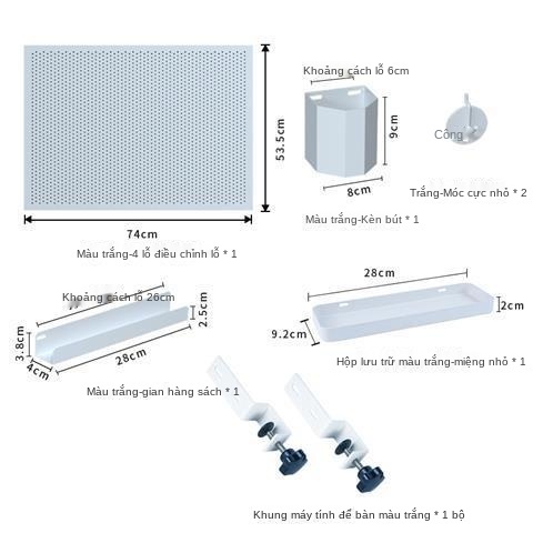 Tấm kim loại có lỗ Kệ treo tường Máy hút bụi Lưu trữ Đồ tạo tác Dụng cụ sửa chữa Bảng trưng bày hàng hóa