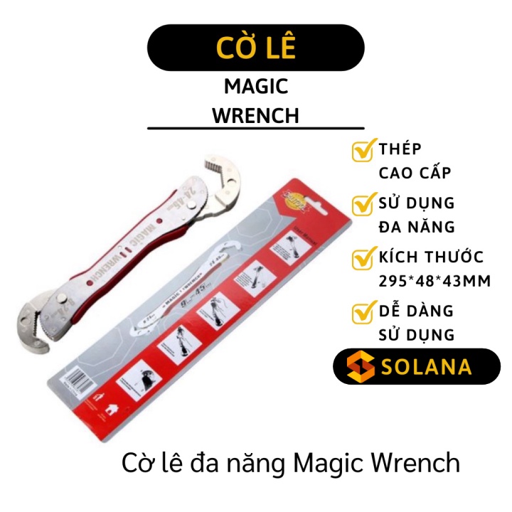 Cờ Lê Đa Năng - Cờ Lê Mỏ Lết Magic Wrench Vặn Các Loại Bù Lông Khác Nhau 5882