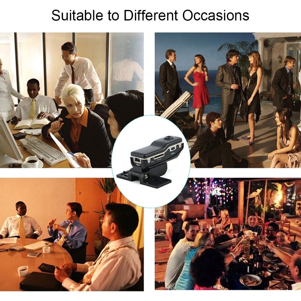 Máy Quay Mini MD80 Hỗ Trợ Thẻ Nhớ 8G TF 720 * 480