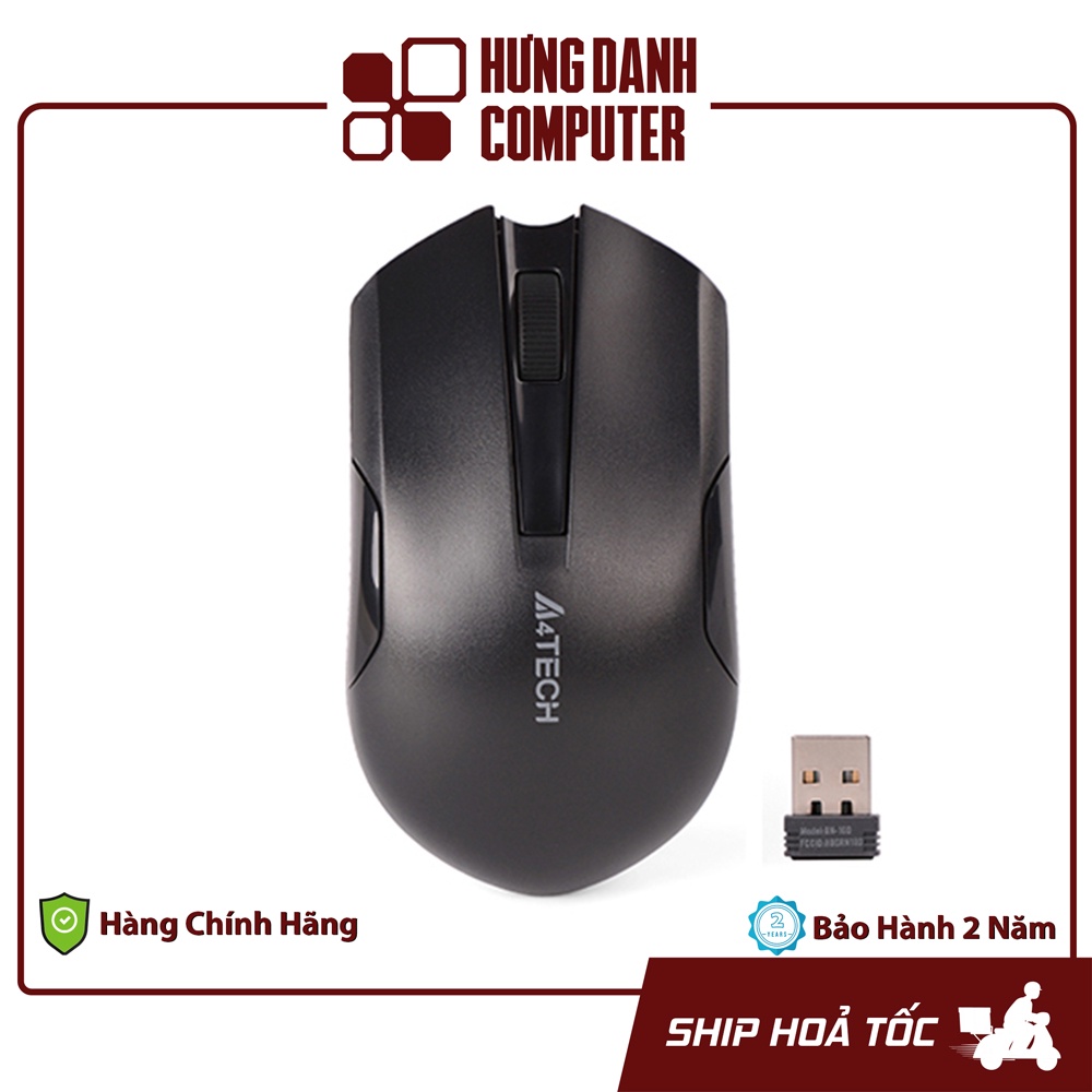 Chuột Không Dây Máy Tính Laptop 16 Thao Tác Phím Tắt A4Tech G3-200N G3-200NS