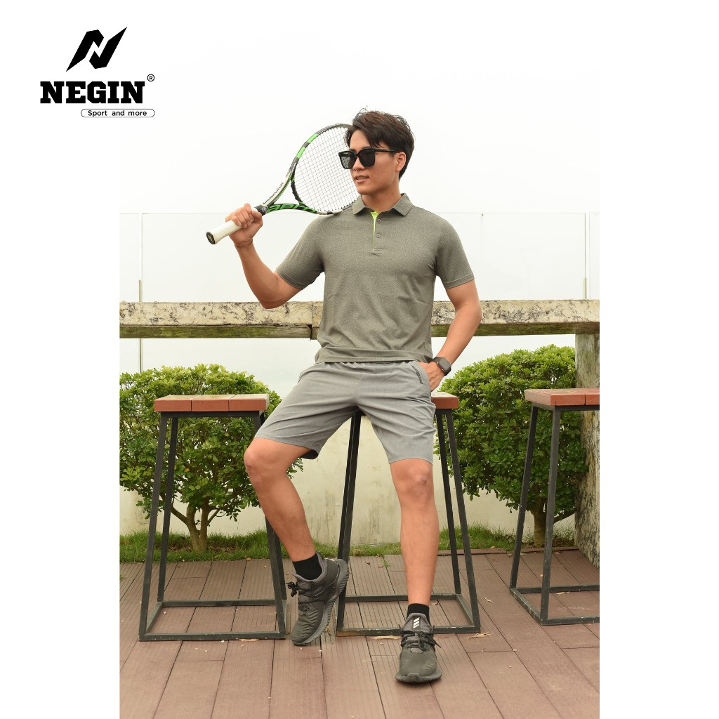 Áo Polo Thể Thao Thời Trang Nam Chính Hãng NEGIN Thiết Kế Đơn Giản Basic, Chất Liệu Thoáng Mát thấm Hút Mồ Hôi AG310