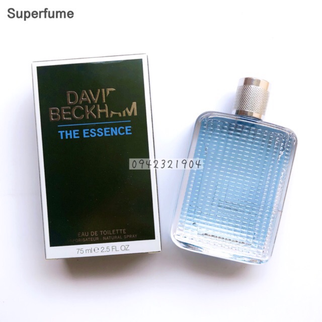 Nước hoa David Beckham The Essence for Men 75ml Spray / Xách tay đủ bill, chuẩn authentic