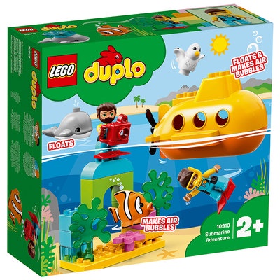 LEGO LEGO DUPLO Series 10910 tàu ngầm cuộc phiêu lưu lớn hạt khối xây dựng 2 tuổi + Đồ chơi