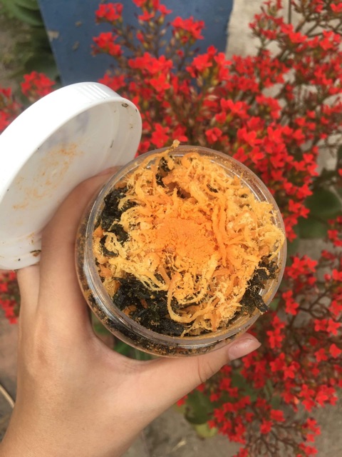 RONG GIÒN TỎI TẨM PHÔMAI CHÀ BÔNG HỦ NHỎ