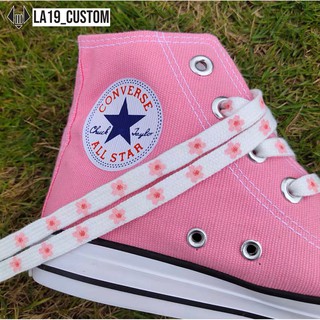[LA19] Dây giày hoa anh đào - Sakura shoelaces - custom giày - phụ kiện trang trí sneaker