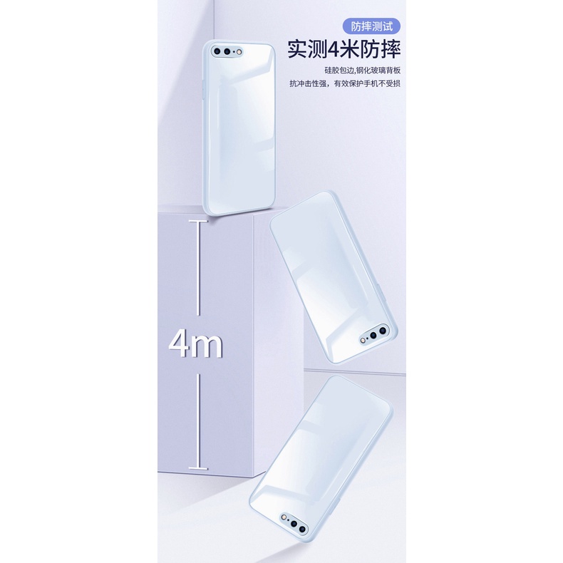 Ốp Điện Thoại Kính Cường Lực Viền Silicone Mềm Cho IPhone 11 12 13 14 Pro Max 7 8 6 6S Plus Plus 7 + 8 +