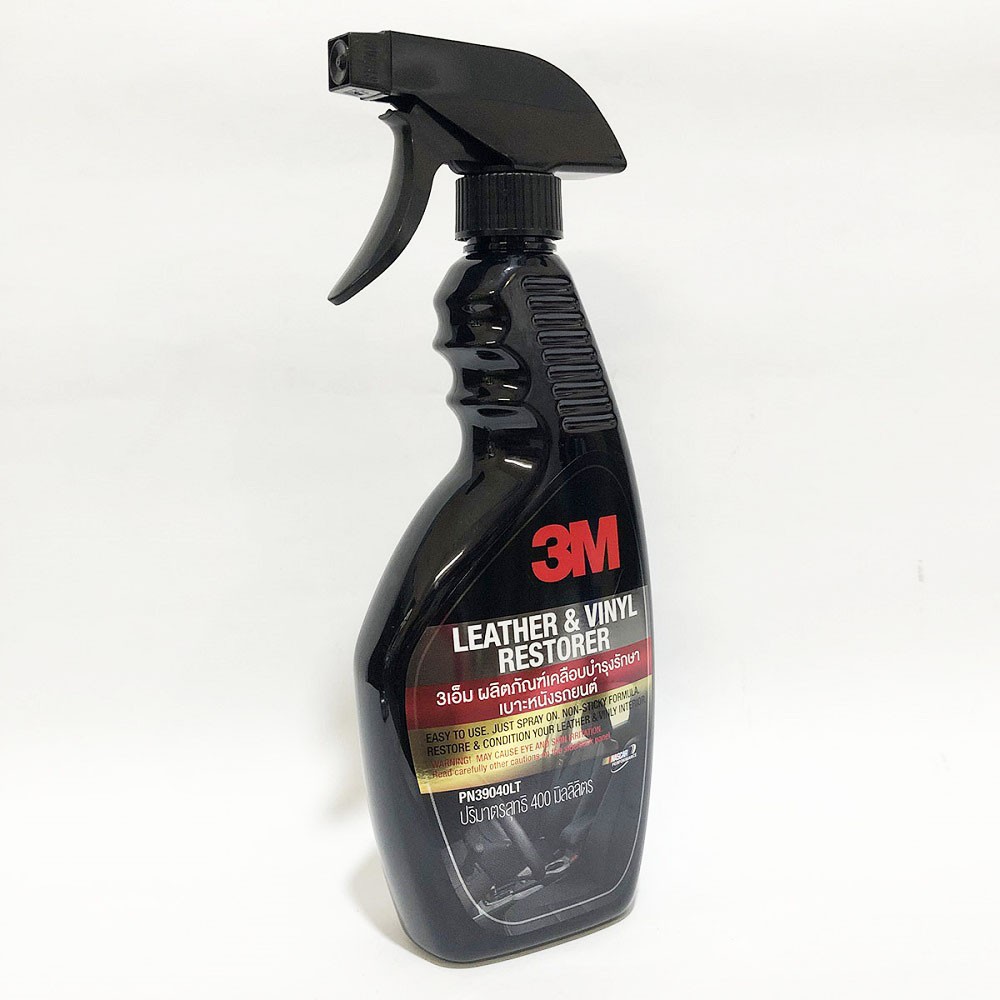 Làm sạch bảo dưỡng ghế da 3M Leather And Vinyl Restorer 400ml