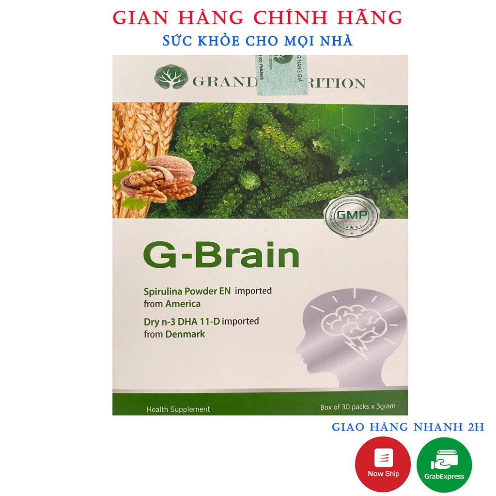 Cốm Trí Não G-Brain.Giúp Bé Thông Minh,Phát Triển Toàn Diện Não Bộ.Tập Trung Hơn