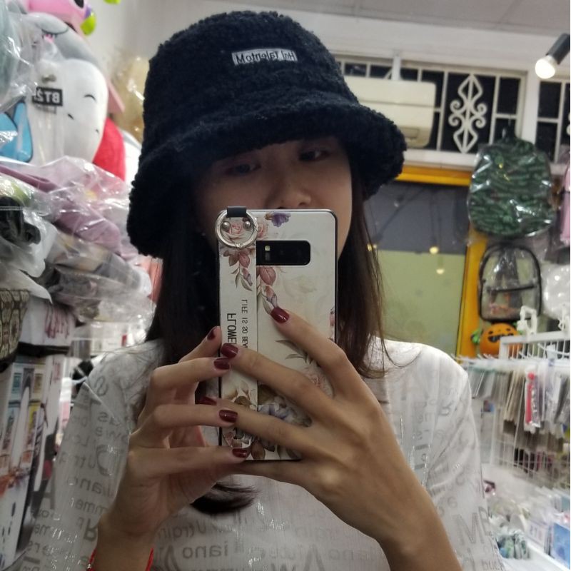 Mũ bucket lông cừu