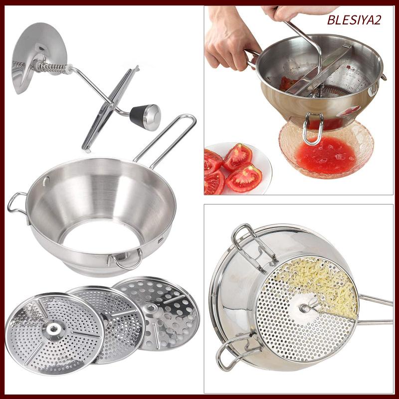 Máy Nghiền Khoai Tây Nghiền Có 3 Đĩa Giao Diện Được